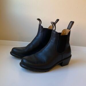 Blundstone Heeled Boots Black AU 5 US Size 8
